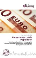 Recensement de La Population: (French)