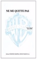 NE ME QUITTE PAS SHEET MUSIC SINGLE