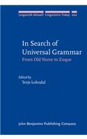 In Search of Universal Grammar