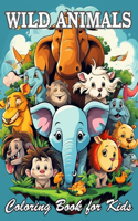 Wild Animals Coloring Book for Kids