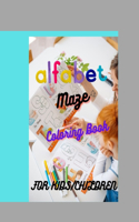 Alfabet maze activity book for kids