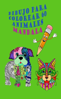 Dibujo para colorear 60 animales mandala