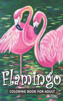 Flamingo Coloring Book For Adults