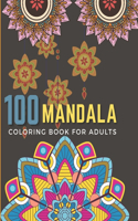 100 mandalas coloring book for adults