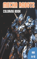 Mecha Robots. Coloring Book