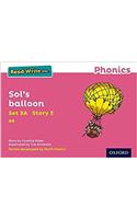 Read Write Inc. Phonics: Sol's balloon (Pink Set 3A Storybook 5)