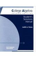 Student Solutions Manual for College Algebra