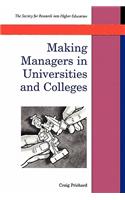 Making Managers in Universities and Colleges