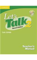 Let's Talk Level 2 Teacher's Manual 2 with Audio CD: (Let's Talk Second Edition)