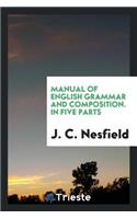 Manual of English Grammar and Composition