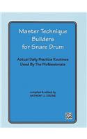 Master Technique Builders for Snare Drum