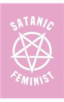 Satanic Feminist: Blank Recipe Page Notebook 6x9 120 Pages