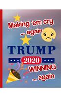 Making 'em cry again Trump 2020 Winning again