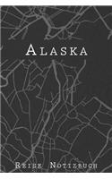 Alaska Reise Notizbuch: 6x9 Reise Journal I Notizbuch mit Checklisten zum Ausfüllen I Perfektes Geschenk für den Trip nach Alaska oder einen Roadtrip in Amerika