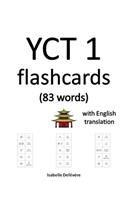 YCT 1 flashcards (83 words) with English translation