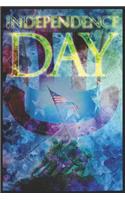 Independence Day: A5 notebook point grid as a present Happy fourth of July Independence Day american journal book