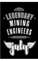Legendary Mining Engineers are born in July