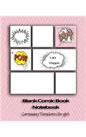Blank Comic Book Notebook