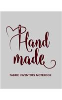 Hand Made Fabric Inventory Notebook