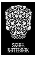 Skull Notebook: Journal / notebook / Diary to write in - Gothic Skull gift for Christmas, Halloween, Birthday, Valentines Day, Partner & more useful alternative to 