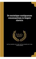 De mutatique contiguarum consonantium in linguis slavicis