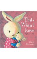 That's When I Knew a Big Sister's Tale