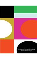 Cornell Notes Art Notebook 160 Numbered Pages