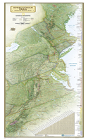 Appalachian Trail Wall Map: (National Geographic Reference Map)