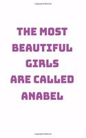 Anabel Girl Woman Notebook