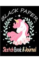 BLACK PAPER SketchBook & Journal