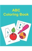 Abc Coloring Book: Best Coloring Book.Gift For Kids Baby Preschool Activity Book for Kids Learning of First Easy Words