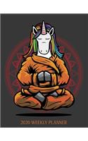 2020 Weekly Planner: Unicorn Meditation One Year Calendar January - December