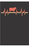 Notebook: Sheep Dot Grid 6x9 120 Pages