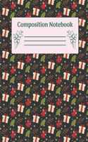 Composition Notebook: Christmas Composition Notebook College Ruled Notebooks Paper - Xmas Composition Notebook (Diary, Journal) 8.5x11in 110 Pages College Ruled Notebooks