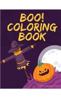 Boo! Coloring Book: Design for Kids with funny Witches, Vampires, Autumn Fairies, spooky ghosts in Halloween(6 Color Me)