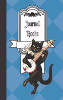 Journal Booke: History Cat, Notebook Journals for Teen Girls Women Her, Vintage Style, Organiser, 100 Pages Ruled White Paper, Gift