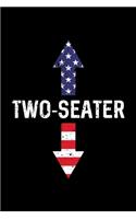 Two Seater: A Journal, Notepad, or Diary to write down your thoughts. - 120 Page - 6x9 - College Ruled Journal - Writing Book, Personal Writing Space, Doodle, N