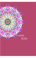 Journal Book: 6 x 9, 100 Pages, Unique Mandala Designs for Cover, Journal, Blank book, Recipe, Planner to Write in Classic Ruled Notebook Diary for Men Women Writ