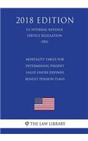 Mortality Tables for Determining Present Value Under Defined Benefit Pension Plans (US Internal Revenue Service Regulation) (IRS) (2018 Edition)