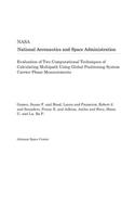 Evaluation of Two Computational Techniques of Calculating Multipath Using Global Positioning System Carrier Phase Measurements