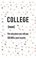 College the Only Place You Will Pay $30000 a Year to Party