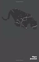 Tiger Notebook: Tiger Journal / Notebook Gift (6 X 9 - 110 Blank Pages)