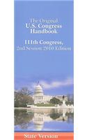 Original U.S. Congress Handbook, 111th Congress, Second Session