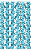 Journal Notebook For Cat Lovers Smiley Cats Pattern 2: 110 Page Lined and Numbered Journal With Index Pages In Portable 6 x 9 Size, Perfect For Writing, Taking Notes, List Making, Journaling and Doodling(67 Noteworthy Series Lined)