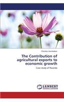 Contribution of Agricultural Exports to Economic Growth