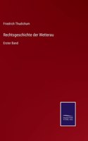 Rechtsgeschichte der Wetterau