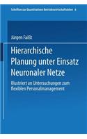 Hierarchische Planung Unter Einsatz Neuronaler Netze
