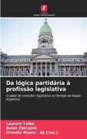 Da lógica partidária à profissão legislativa