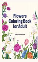 Flowers Coloring Book for Adult