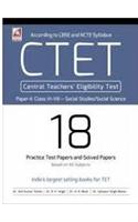CTET Paper - II : Class Vi - Viii - Social Studies / Social Science 18 Practice Paper